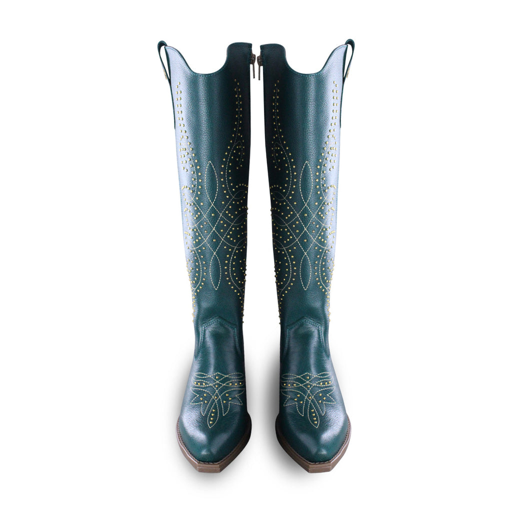 Bota Vaquera Mujer 96541 Verde