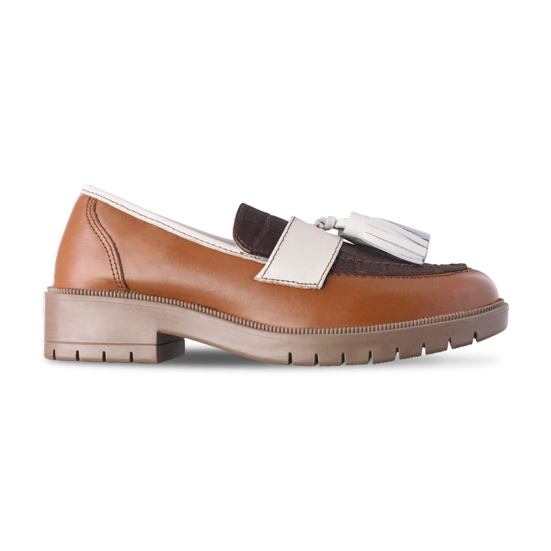 Mocasín Dama 9667 Davina Piel Miel