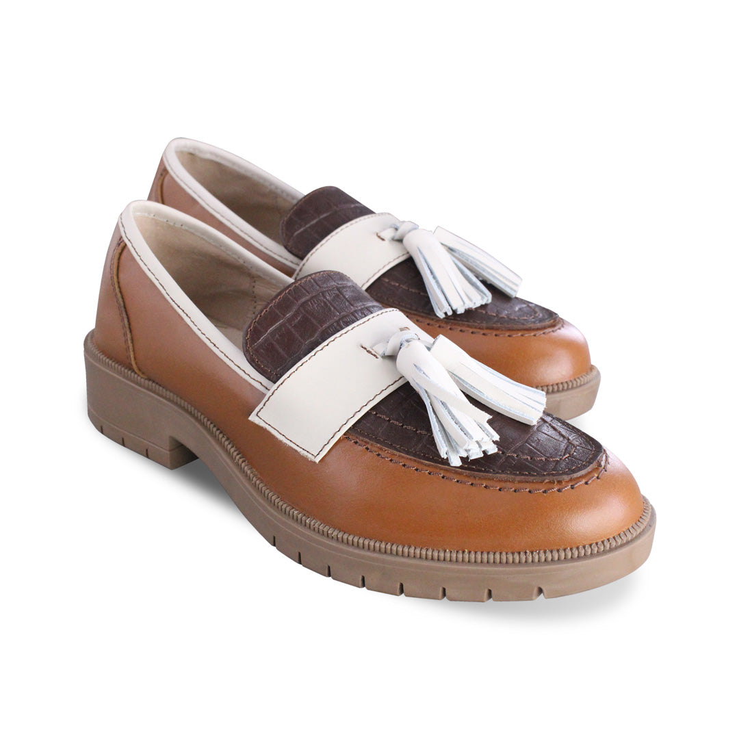 Mocasín Dama 9667 Davina Piel Miel