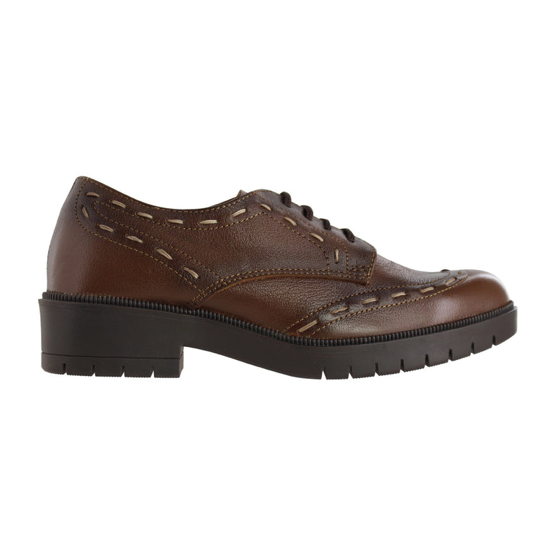 Mocasín de Mujer 9672 Piel Davina Café