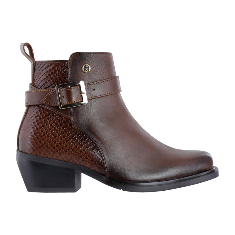 Bota Vaquera Corta 97001 Davina Piel Shedrón