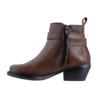 Bota Vaquera Corta 97001 Davina Piel Shedrón