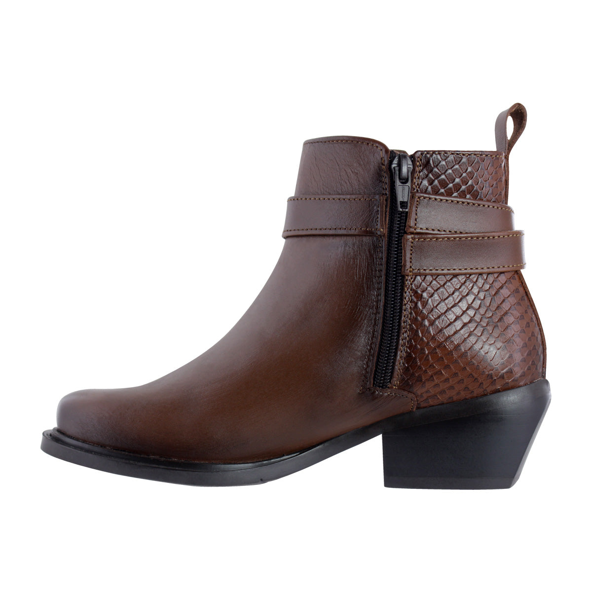 Bota Vaquera Corta 97001 Davina Piel Shedrón