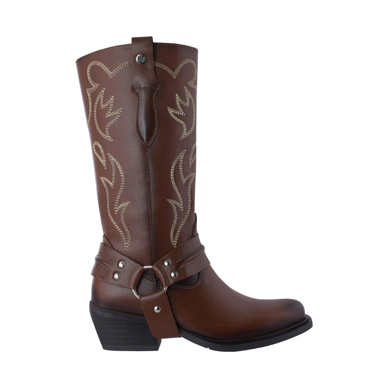 Bota Vaquera Mujer 97400 Davina Piel Shedrón