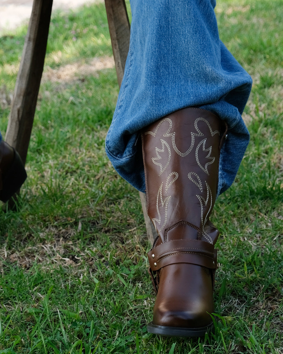 Bota Vaquera Dama 97400 Davina Piel Shedrón
