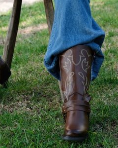 Bota Vaquera Dama 97400 Davina Piel Shedrón