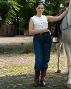 Bota Vaquera Mujer 97400 Davina Piel Vino