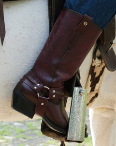 Bota Vaquera 97400 Davina Piel Vino