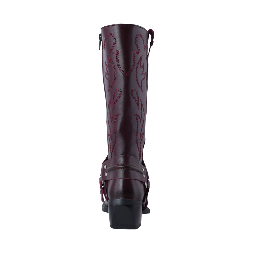 Bota Vaquera Mujer 97400 Davina Piel Vino