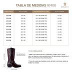 Bota Vaquera Mujer 97400 Davina Piel Vino