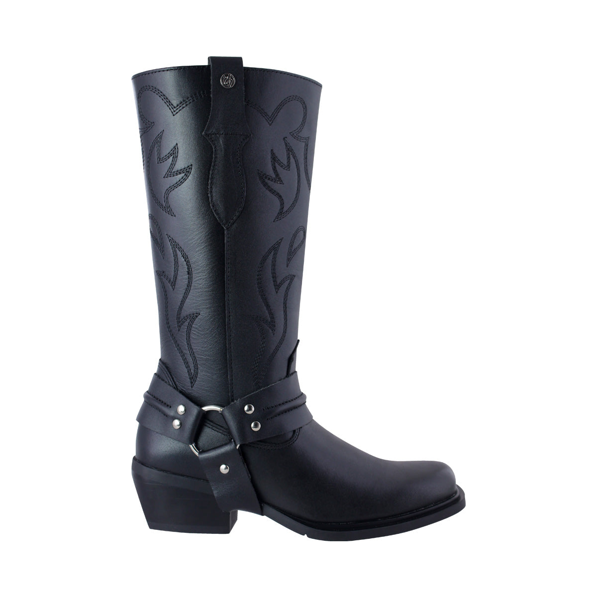 Bota Vaquera Mujer 97400 Davina Piel Negra