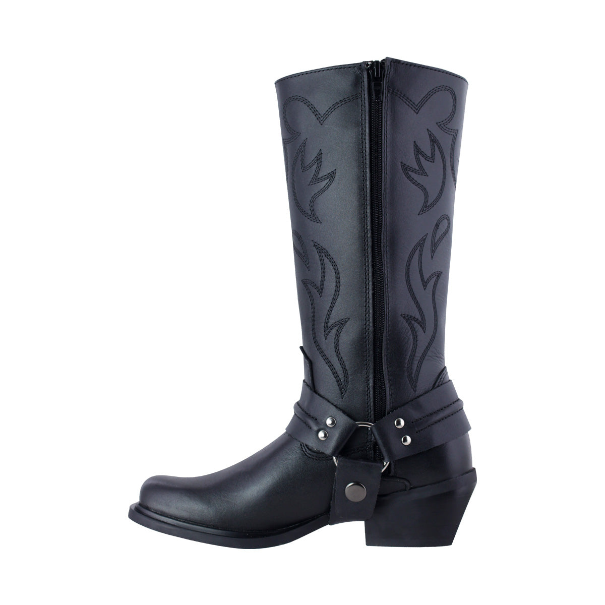 Bota Vaquera Mujer 97400 Davina Piel Negra