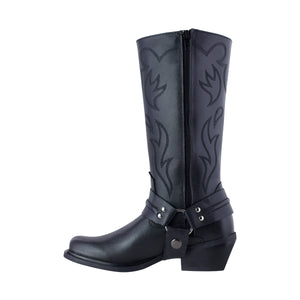 Bota Vaquera 97400 Davina Piel Negra