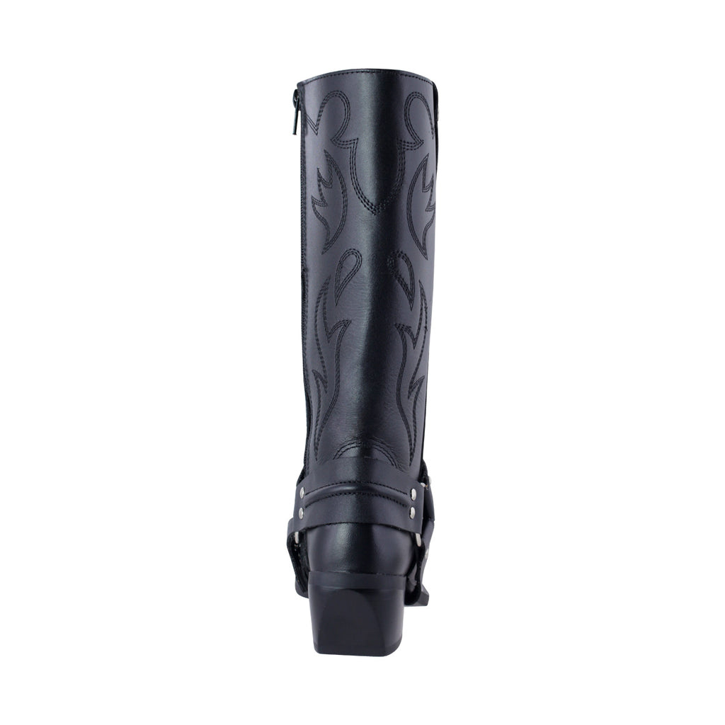 Bota Vaquera Mujer 97400 Davina Piel Negra