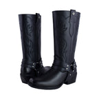 Bota Vaquera Mujer 97400 Davina Piel Negra