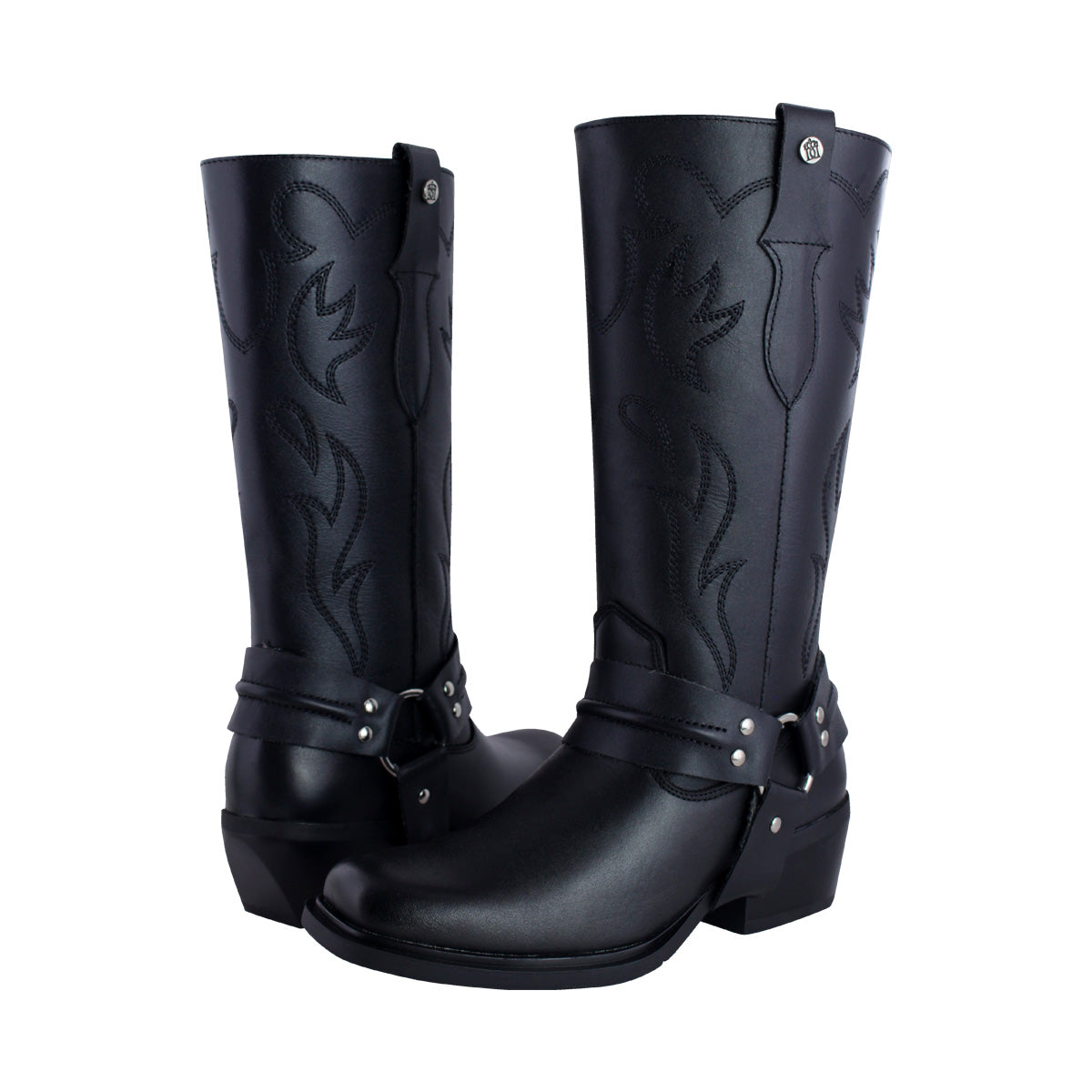 Bota Vaquera 97400 Davina Piel Negra