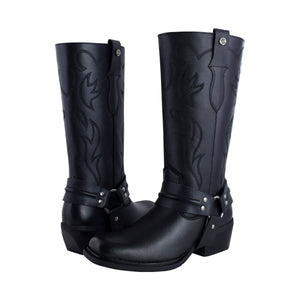 Bota Vaquera 97400 Davina Piel Negra