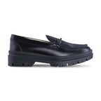 Mocasín Mujer 9967 Piel Negro con herraje de corazón