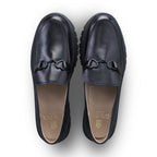 Mocasín Mujer 9967 Piel Negro con herraje de corazón