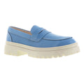Mocasín Mujer 9970 Davina Piel Azul con Antifaz