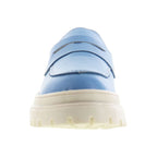 Mocasín Mujer 9970 Davina Piel Azul con Antifaz