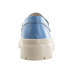 Mocasín Mujer 9970 Davina Piel Azul con Antifaz