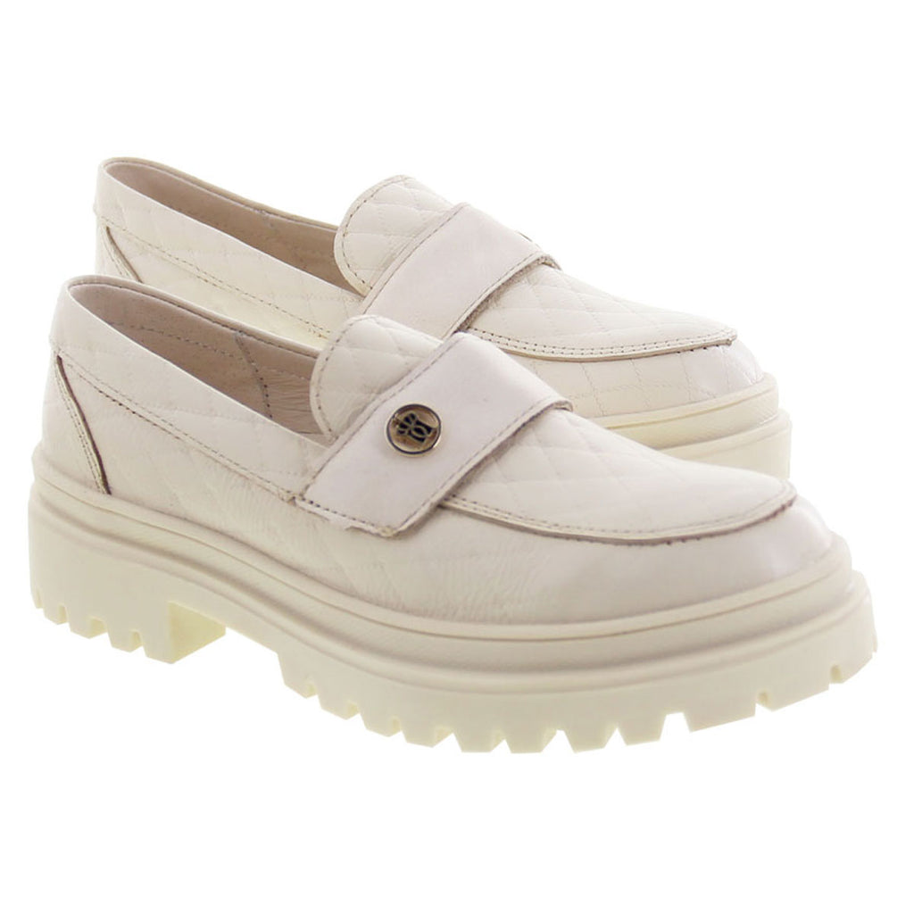 Mocasín Mujer 9972 Davina Piel Beige