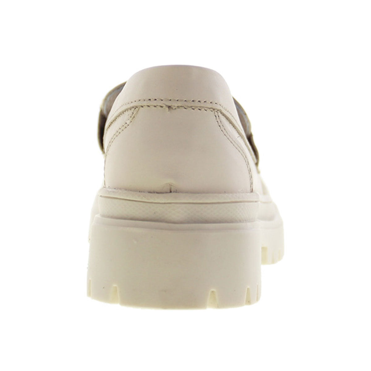 Mocasín Mujer 9974 Davina Piel Beige con Herraje Dorado