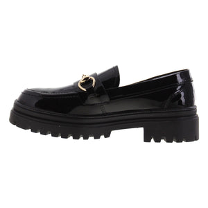 Mocasín 9981 Davina Piel Charol Negro
