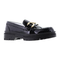 Mocasín de Mujer 9982 Davina Charol Negro con Hebilla