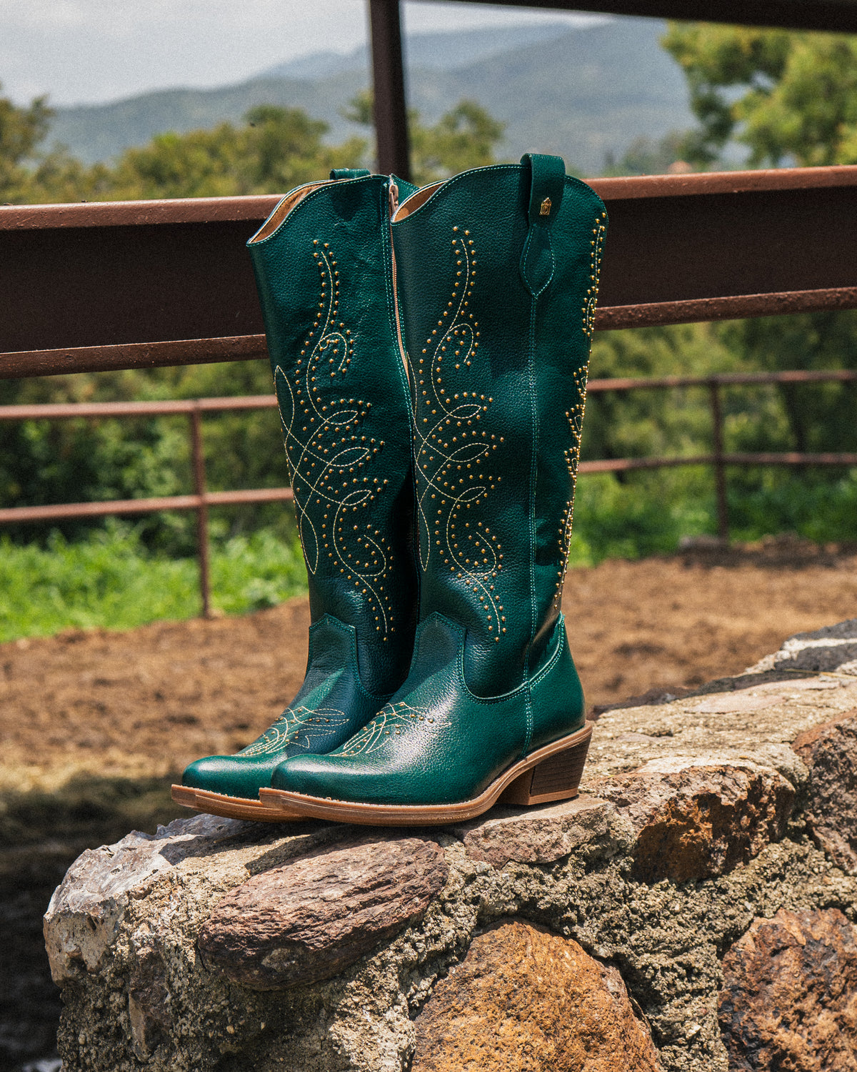 Bota Vaquera Mujer 96541 Verde
