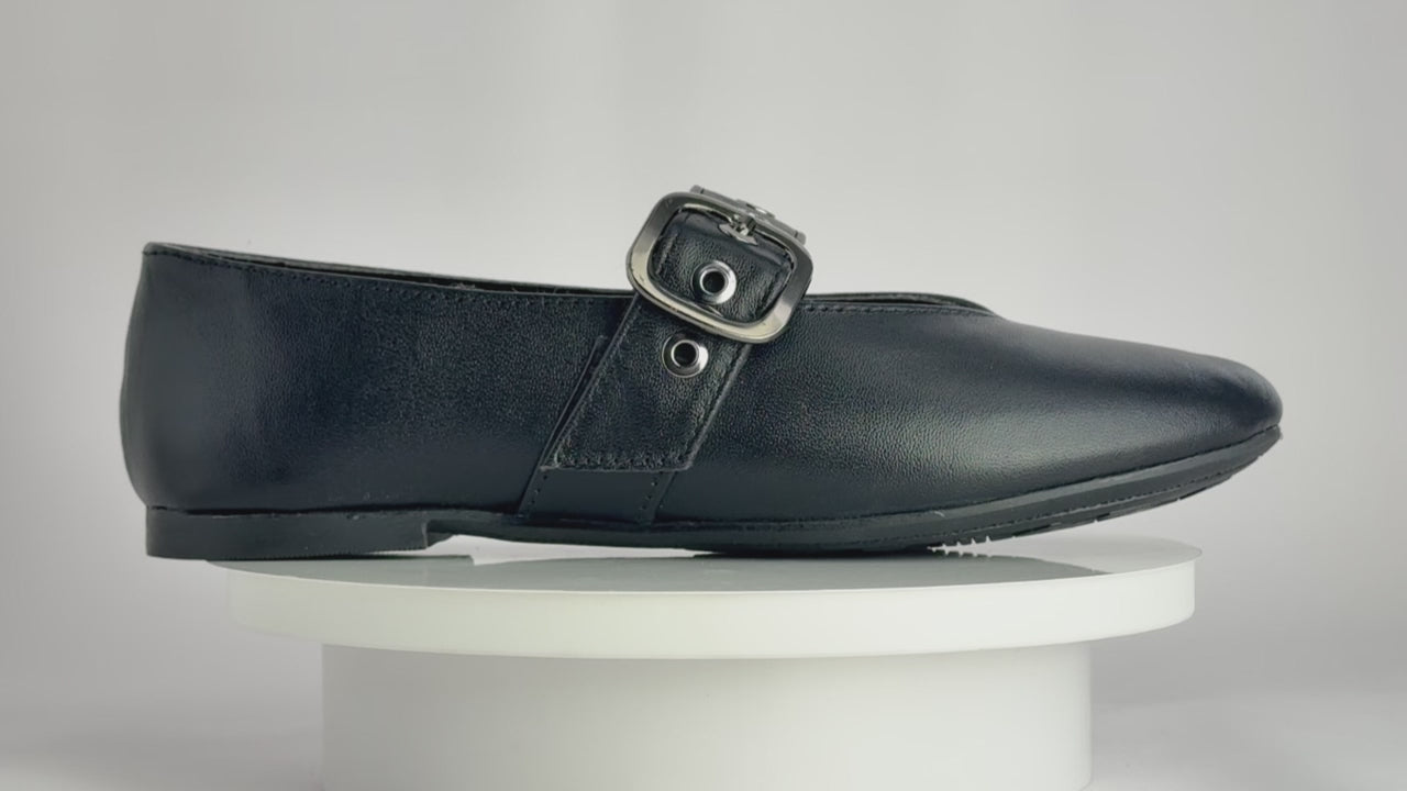 Zapato Escolar 30115 Piel Negro