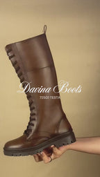 Bota Alta Dama 72501 Café