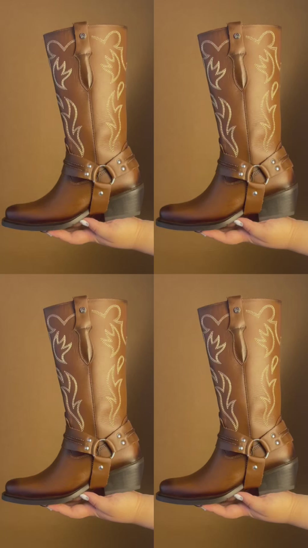 Bota Vaquera Mujer 97400 Davina Piel Shedrón