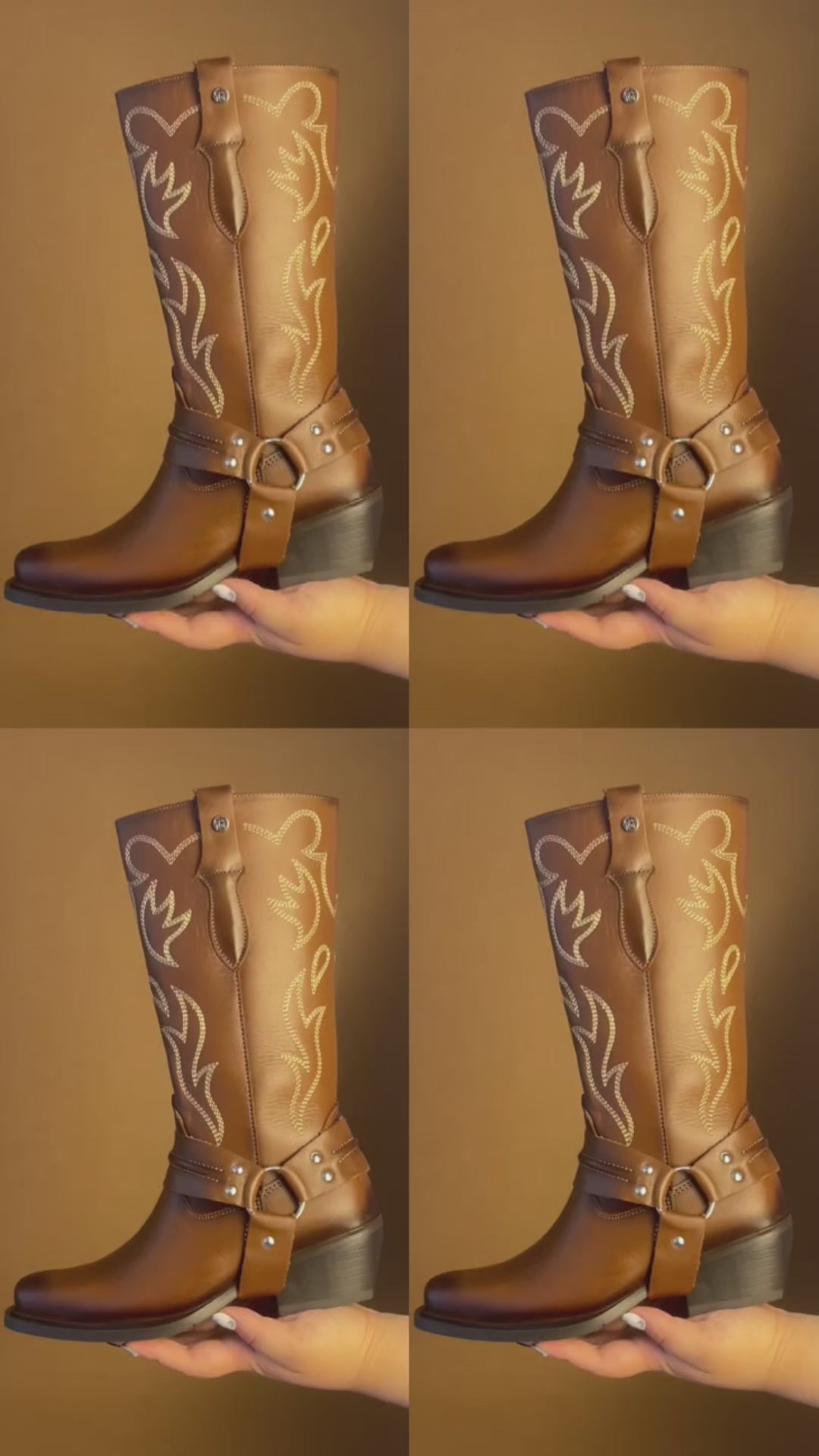 Bota Vaquera Mujer 97400 Davina Piel Shedrón
