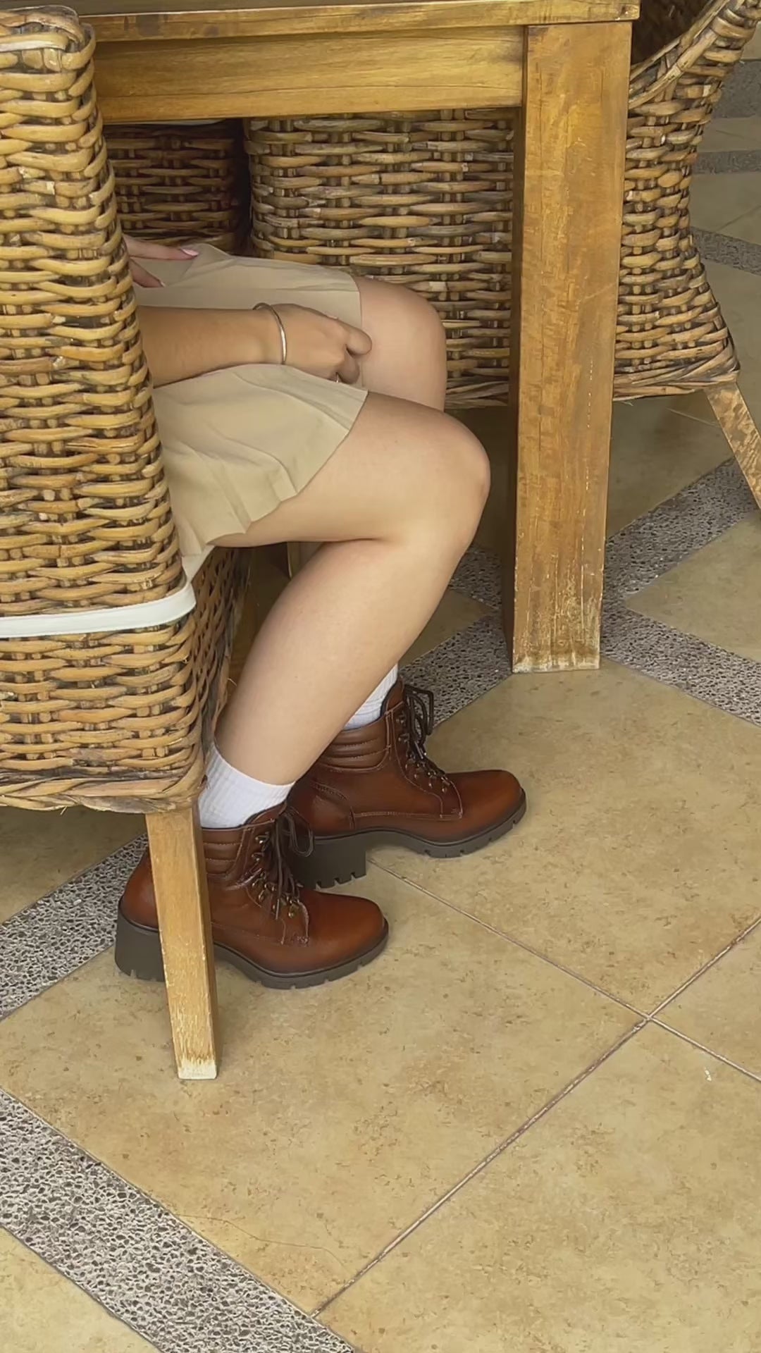 Bota de Mujer 81304 Piel Davina Shedron con Cintas