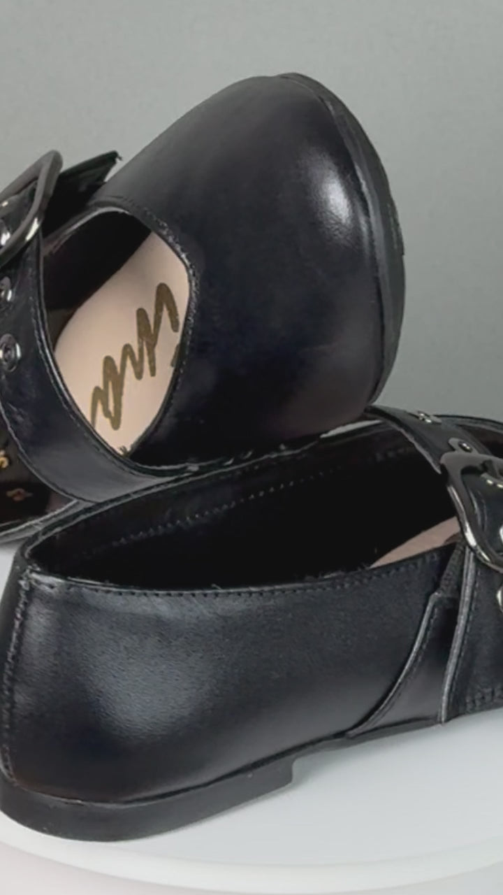 Zapato Escolar 30115 Piel Negro
