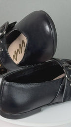 Zapato Escolar 30115 Piel Negro