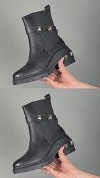 Bota de Mujer 81220 Davina Piel Negra