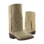 Bota Vaquera de Mujer 96420 Davina Gamuza Arena