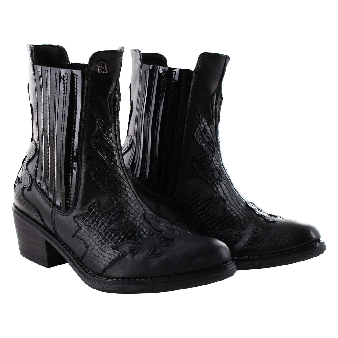 Bota de Vaquera de Mujer 96200 Davina Negro