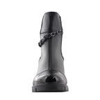 Bota de Mujer 81212 Davina Negro con Tacón y Elástico